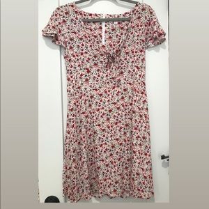 Floral print dress